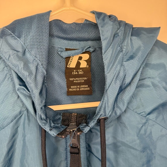 Russell Athletic‎ Teal Windbreaker Jacket - Picture 2 of 5